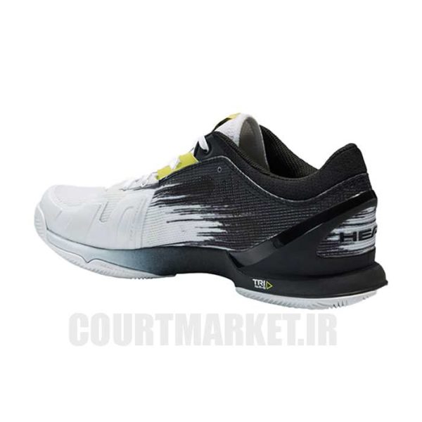 کفش تنیس مردانه هد Sprint Pro 3.0 Clay White/Raven